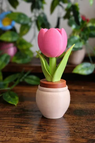 Figura Clicker Diseño Tulipán - Foto 3