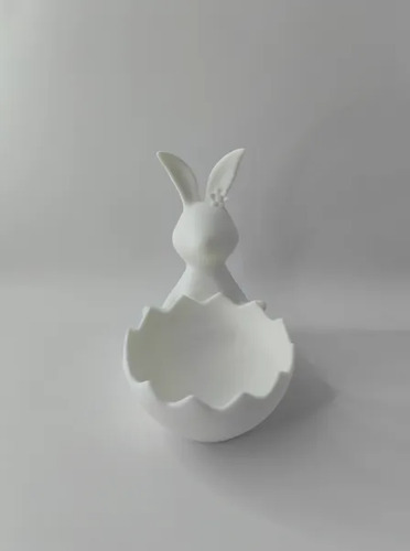 Figura Decorativa De Conejita De Pascua Con Cesta De Huevos - Foto 5