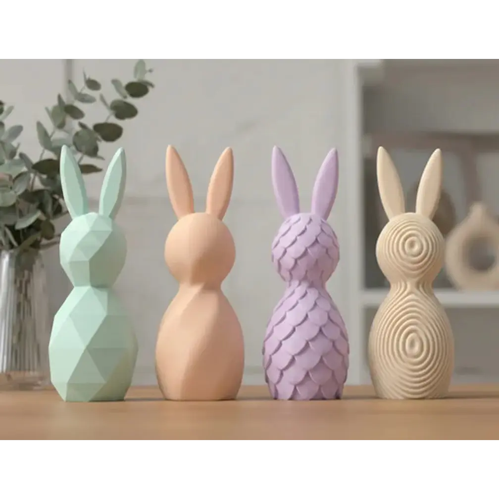 Figuras Decorativas - Conejos Modernos 3