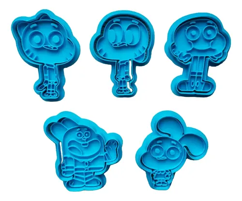 Cortadores De Galletas De Gumball (pack 5 Un)