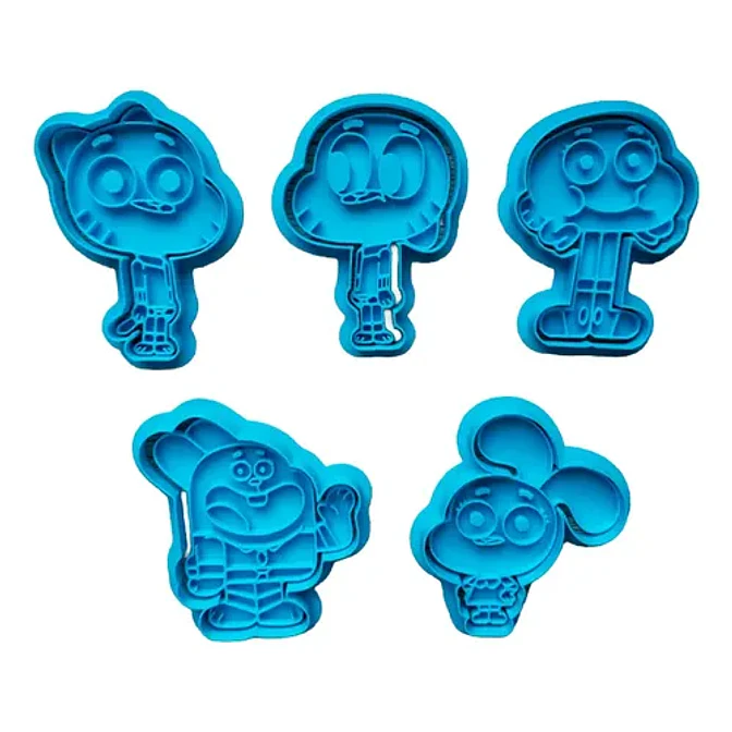 Cortadores De Galletas De Gumball (pack 5 Un) 1