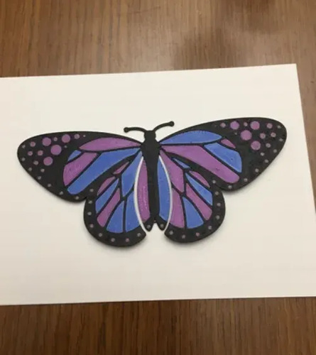 Marcador De Página - Mariposa - Foto 2