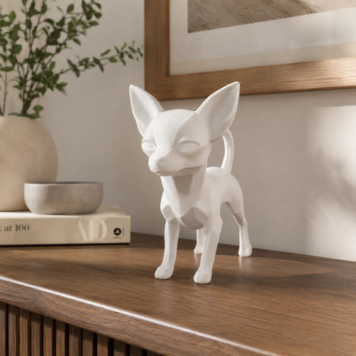 Figura Decorativa- Chihuahua De Pelo - Foto 2
