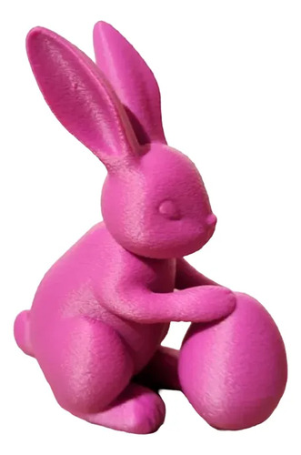 Figura Decorativa De Conejito Con Huevo