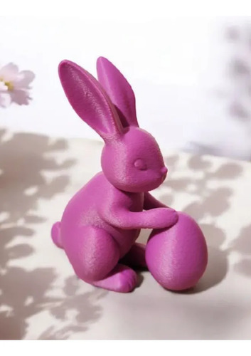 Figura Decorativa De Conejito Con Huevo - Foto 2