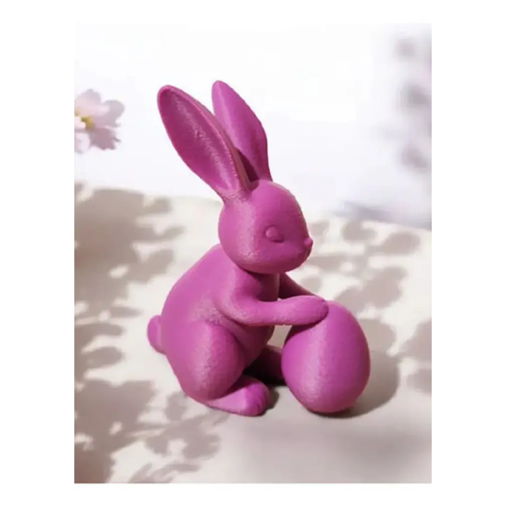 Figura Decorativa De Conejito Con Huevo 2