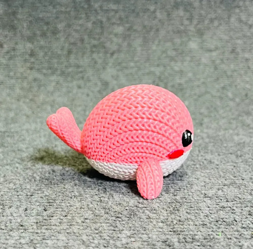 Figura Ballena Adorable Estilo Tejido - Foto 3