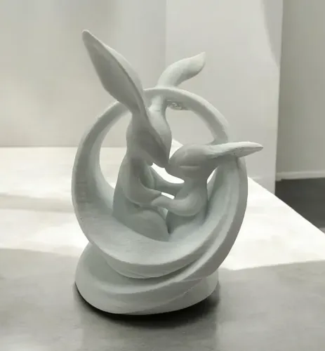 Figura Decorativa Festiva De Conejo De Pascua - Foto 2