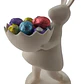 Figura Conejo De Pascua Con Tazón Para Huevos - Miniatura 1