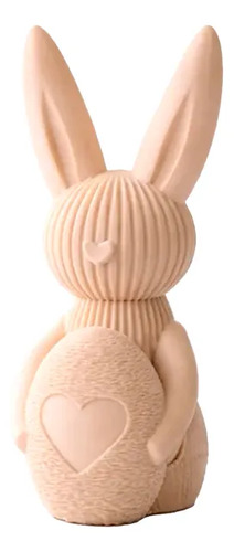 Figura Decorativa De Conejo De Pascua Con Huevo