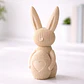 Figura Decorativa De Conejo De Pascua Con Huevo - Miniatura 2