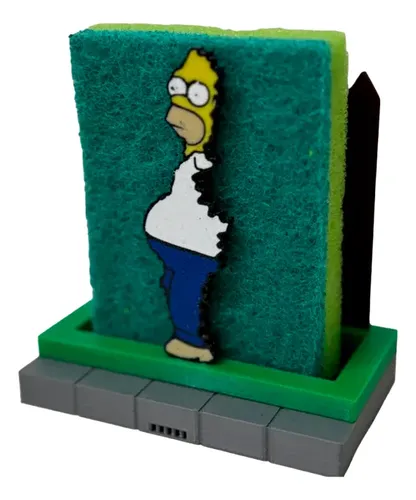 Soporte Para Esponjas De Homero Simpson Cocina Lavaplatos