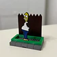 Soporte Para Esponjas De Homero Simpson Cocina Lavaplatos - Miniatura 3