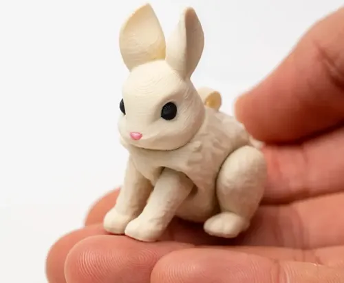 Figura Decorativa Llavero Conejo Pequeño De Pascua - Foto 2
