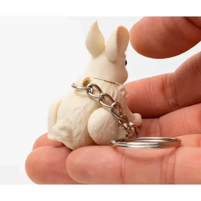 Figura Decorativa Llavero Conejo Pequeño De Pascua 3