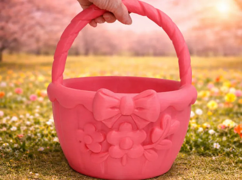 Cesta De Pascua Grande Linda