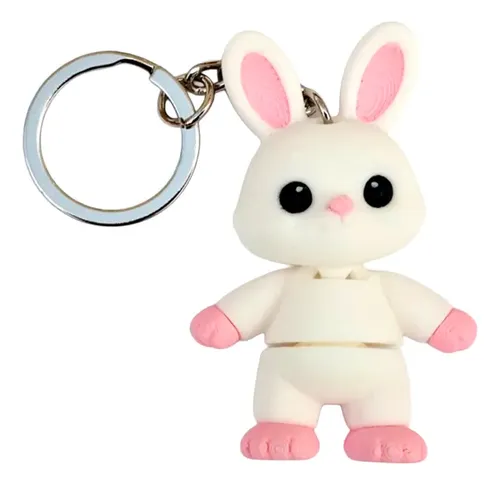Llavero Mini Flexi Conejo De Pascua