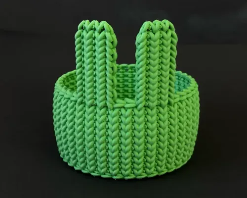 Cesta De Orejas De Conejo De Pascua - Foto 3