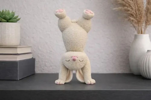 Figura Decorativa De Conejo De Pascua Tierno - Foto 3