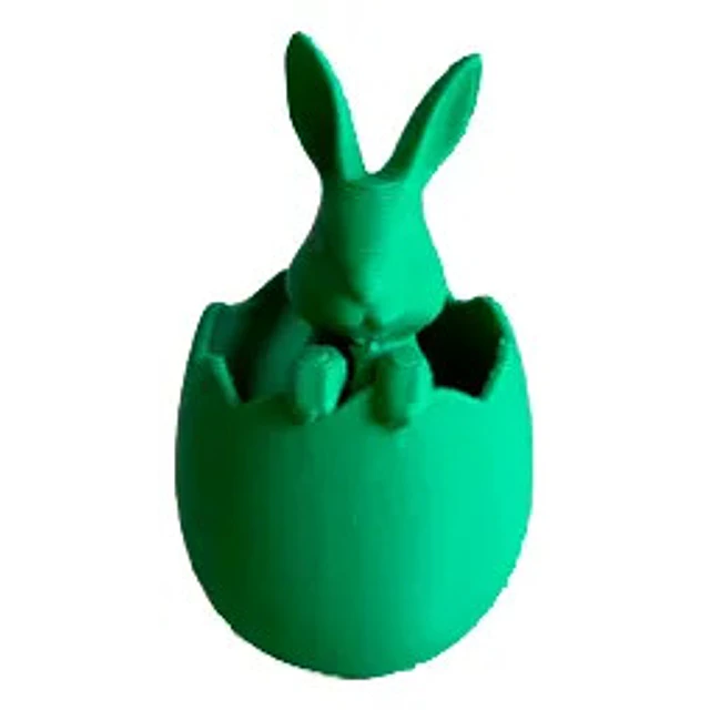 Mini Figura Decorativa - Conejito En Cáscara De Huevo