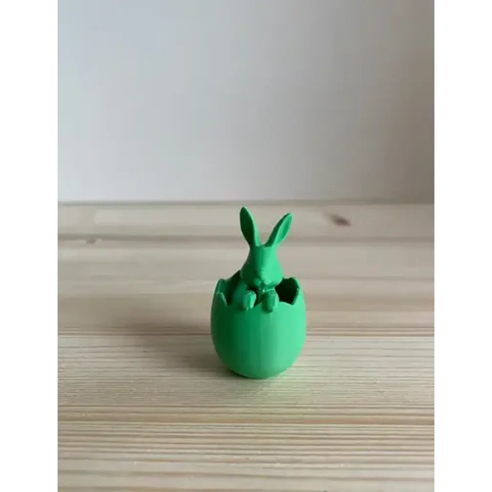 Mini Figura Decorativa - Conejito En Cáscara De Huevo 5