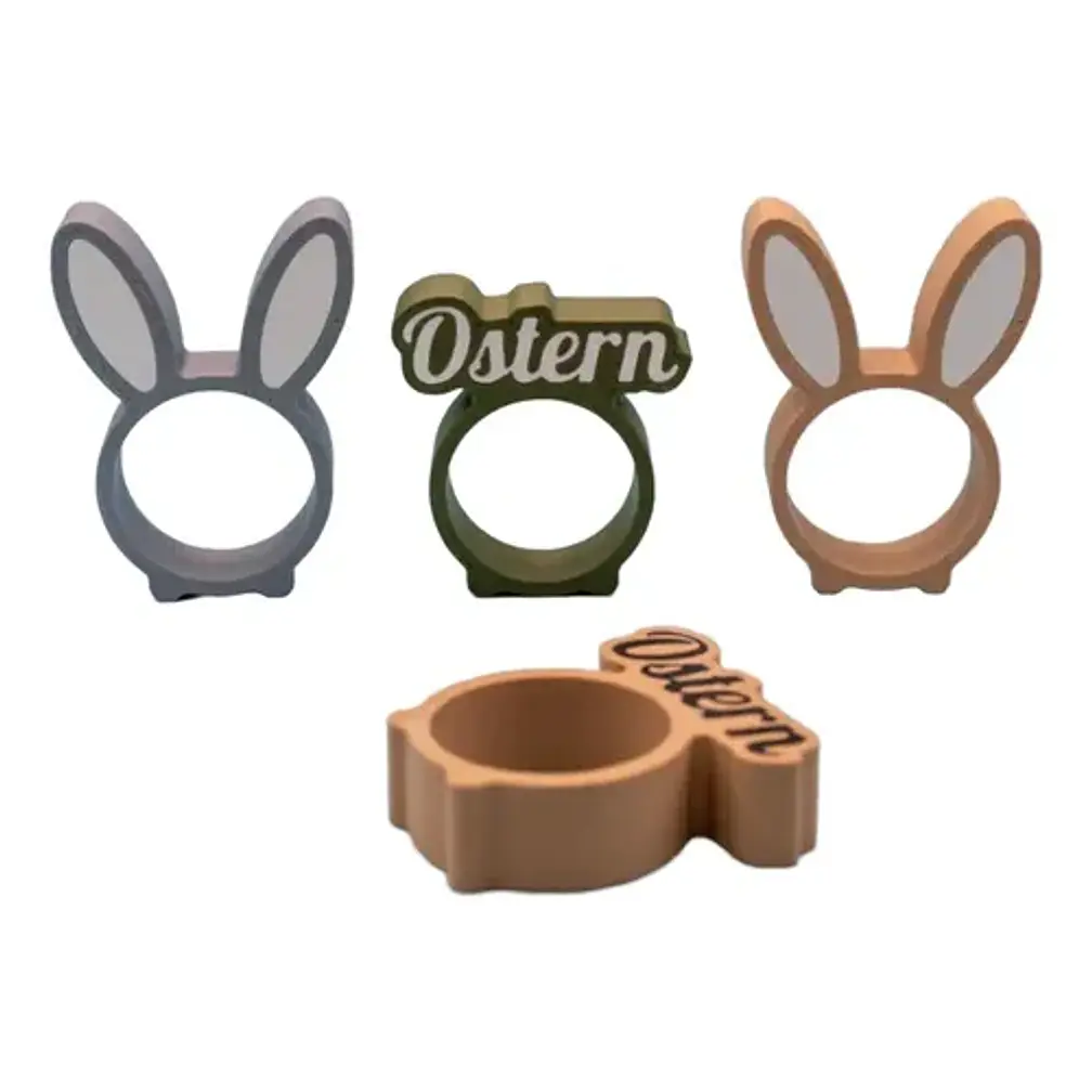 Anillos Servilleteros De Pascua (pack 4 Un) 1