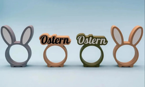 Anillos Servilleteros De Pascua (pack 4 Un) - Foto 2