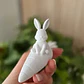 Escultura- Conejo De Pascua Tierno Sobre Zanahoria - Miniatura 2