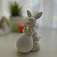 Figura Decorativa De Conejito En Huevo - Miniatura 2
