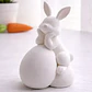 Figura Decorativa De Conejito En Huevo - Miniatura 4