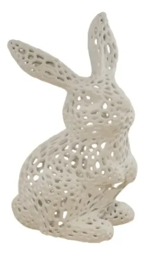 Escultura- Conejo De Pascua De Decoración