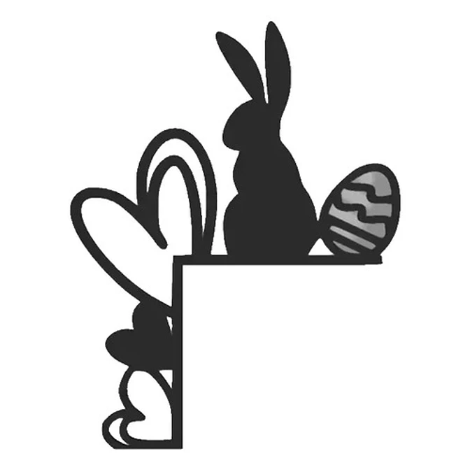 Decoración De Esquina De Puerta Para Pascua 1