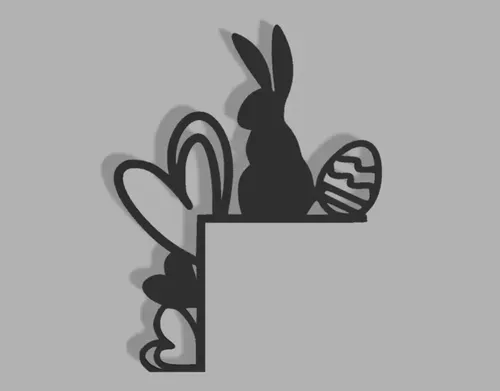 Decoración De Esquina De Puerta Para Pascua - Foto 2