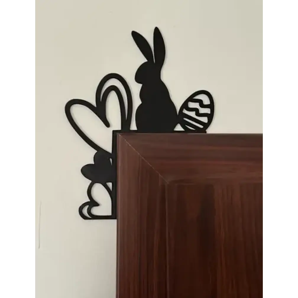 Decoración De Esquina De Puerta Para Pascua 3