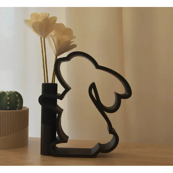 Jarrón Conejo De Pascua 4
