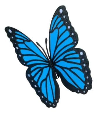 Marcapáginas- Mariposa Morpho Azul - Foto 2
