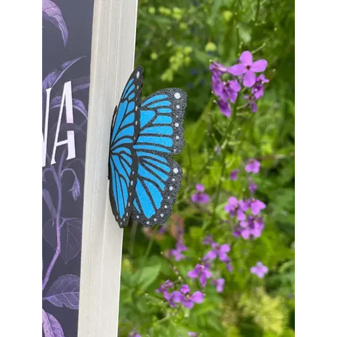 Marcapáginas- Mariposa Morpho Azul 3