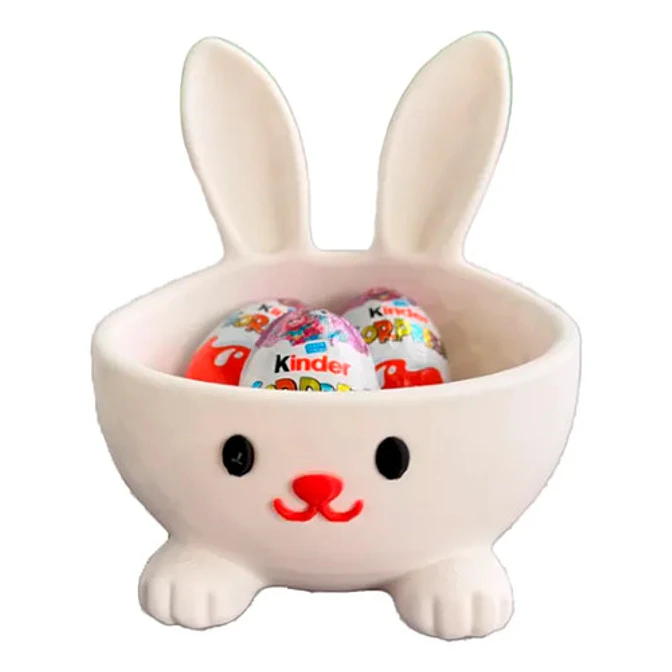 Tazón Cuenco De Huevos De Conejito 1