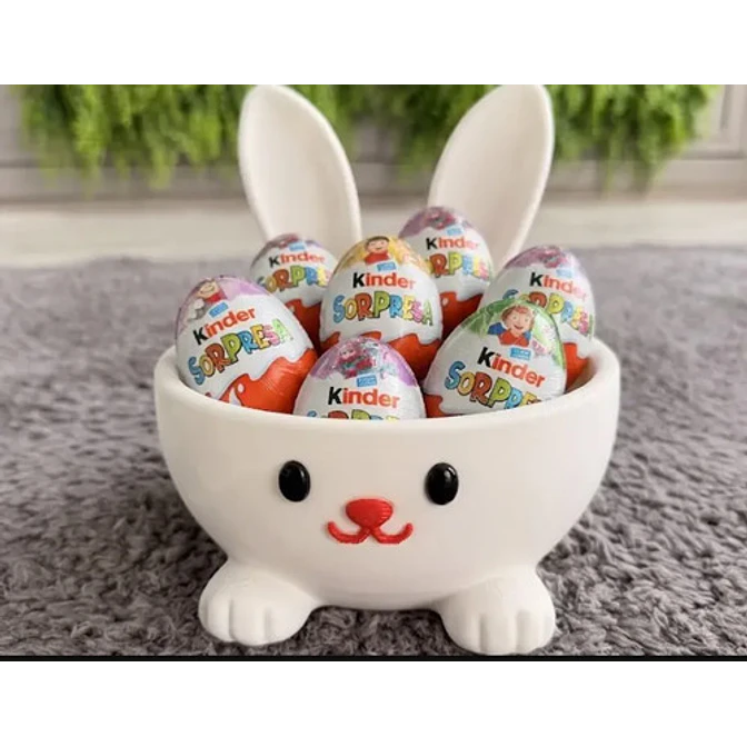 Tazón Cuenco De Huevos De Conejito 2