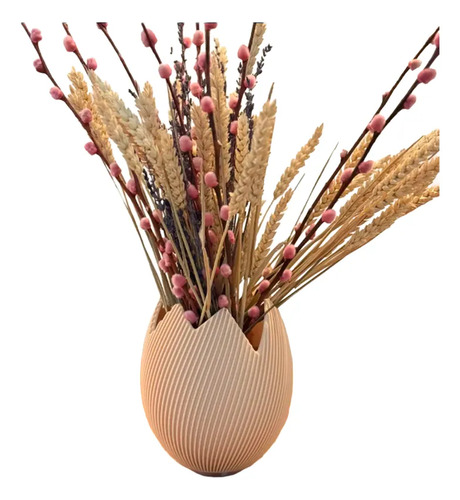 Jarrón De Huevo De Pascua Agrietado