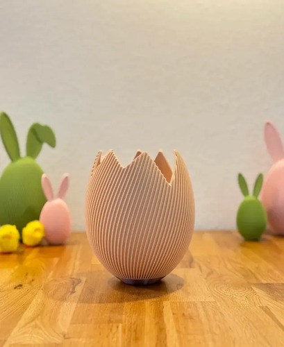 Jarrón De Huevo De Pascua Agrietado - Foto 2