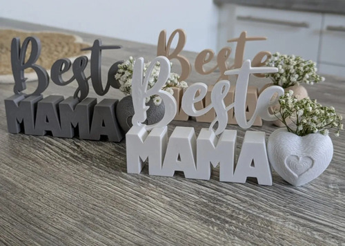 Figura Decorativa Jarrón Con Forma De Corazón Para Mamá