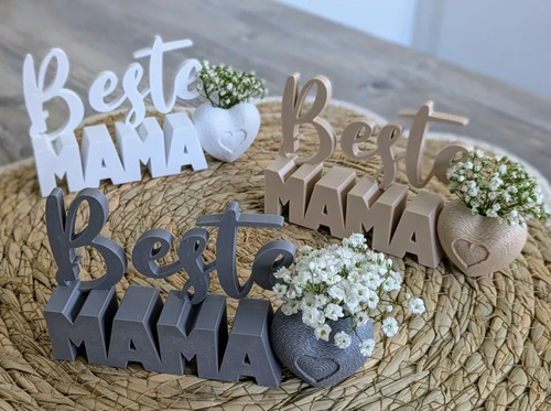 Figura Decorativa Jarrón Con Forma De Corazón Para Mamá - Foto 3