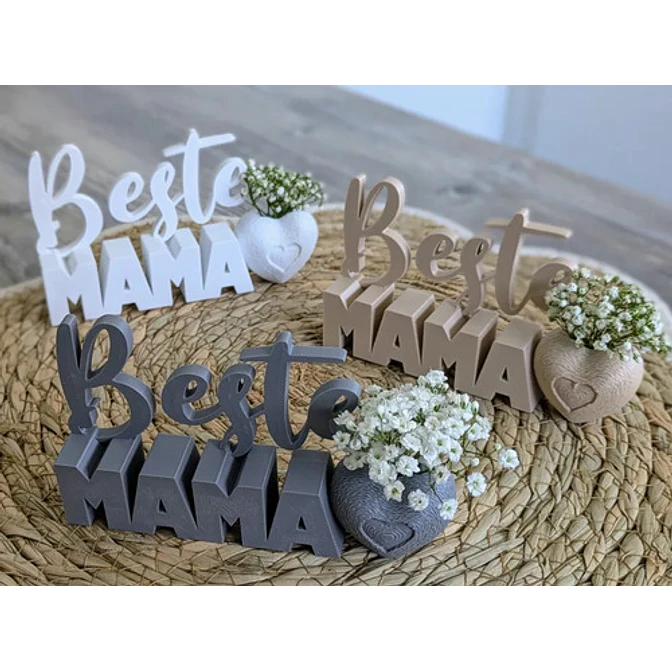 Figura Decorativa Jarrón Con Forma De Corazón Para Mamá 3