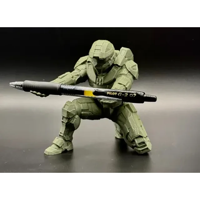 Figura Decorativa Soporte Para Bolígrafos De Halo Master Chi