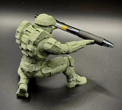 Figura Decorativa Soporte Para Bolígrafos De Halo Master Chi - Foto 2