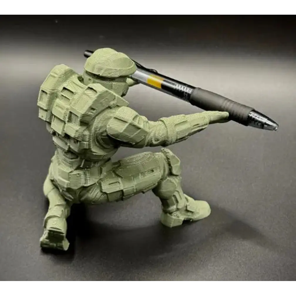Figura Decorativa Soporte Para Bolígrafos De Halo Master Chi 2