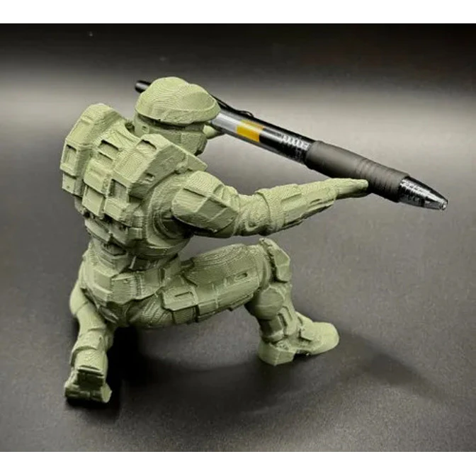 Figura Decorativa Soporte Para Bolígrafos De Halo Master Chi 2
