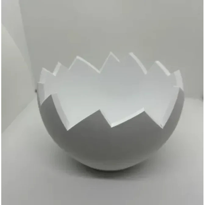 Figura Decorativa De Cuenco Huevero Con Tapa 2