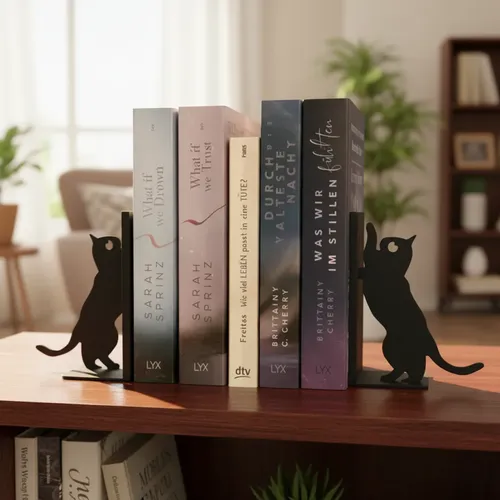 Sujetalibros De Gato (pack De 2)